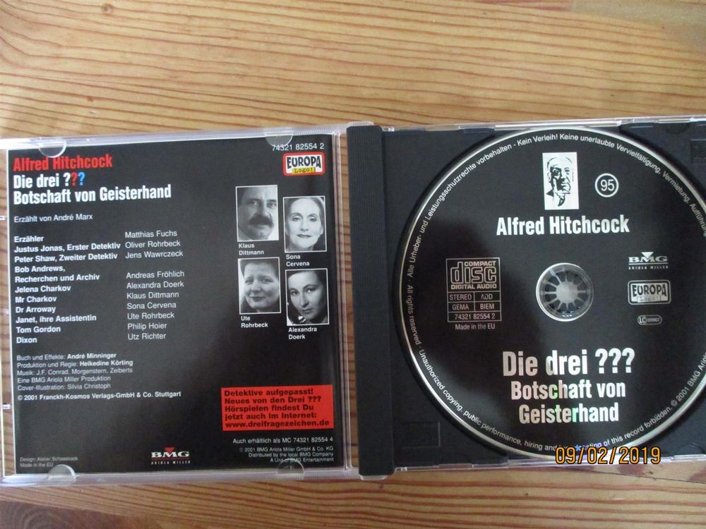 Die drei Fragezeichen Folge 95 (Gebraucht) in Liestal für CHF 4.5 – mit ...