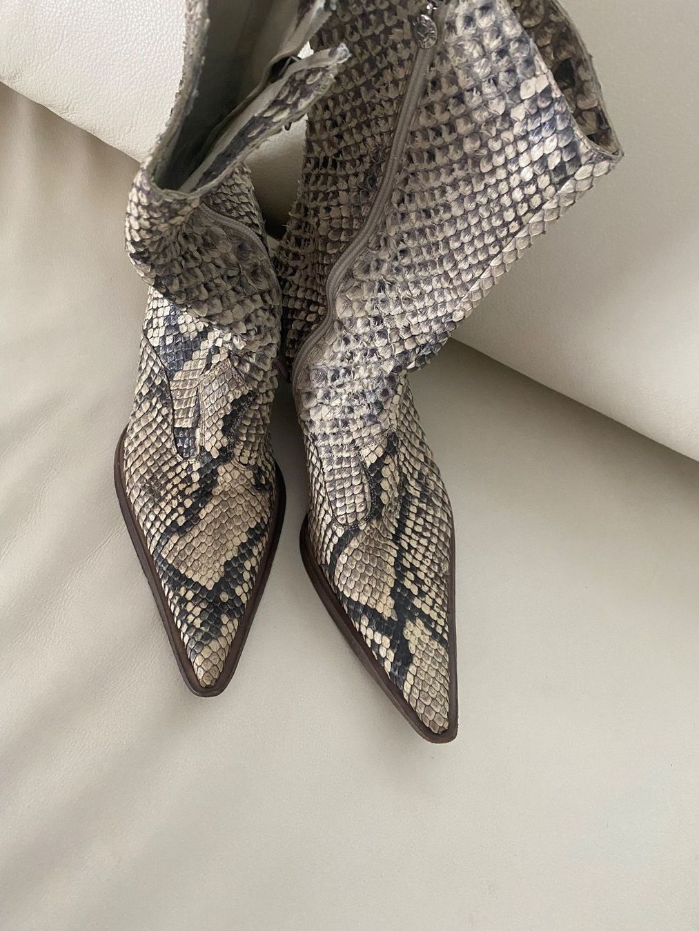 Scarpe da donna: RARITÄT - edler GIANNI BRAVO Python Stiefel, 39 – Usato da Winkel venduto da ferrari2022 2