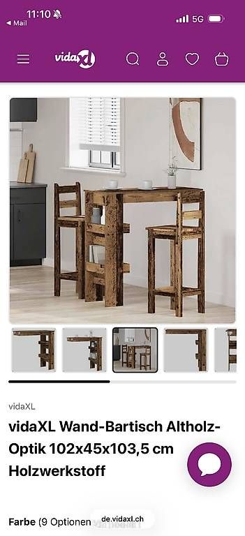Tables: Wand-Bartisch – Neuf avec emballage d'origine à Bern par Parambalam 2