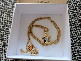⭐Purelei Kette mit Armband, Sterne, goldfarben neuwertig