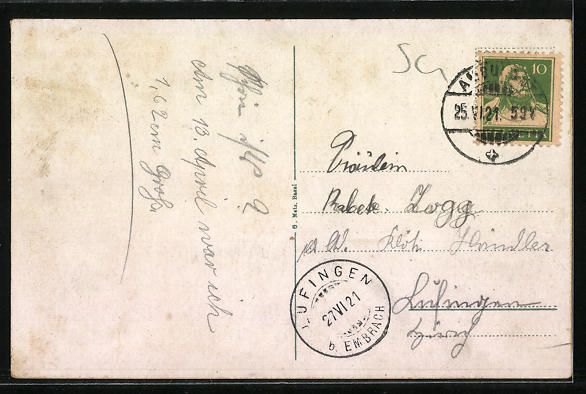 Cartoline postali: AK Rapperswil, Ortsansicht mit Ruderern – Usato da Berlin venduto da bartko-reher 1