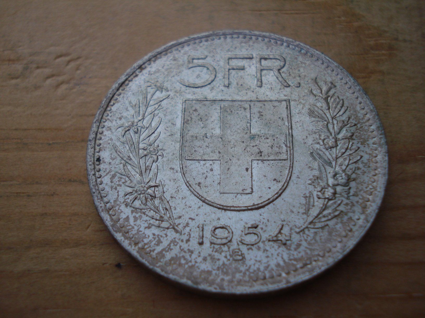 Tutti le monete: (D2) 5 Franken 1954 – Usato da Erlach venduto da Net-Coins