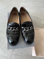 Poletto Lackleder Loafer Schwarz EU 37