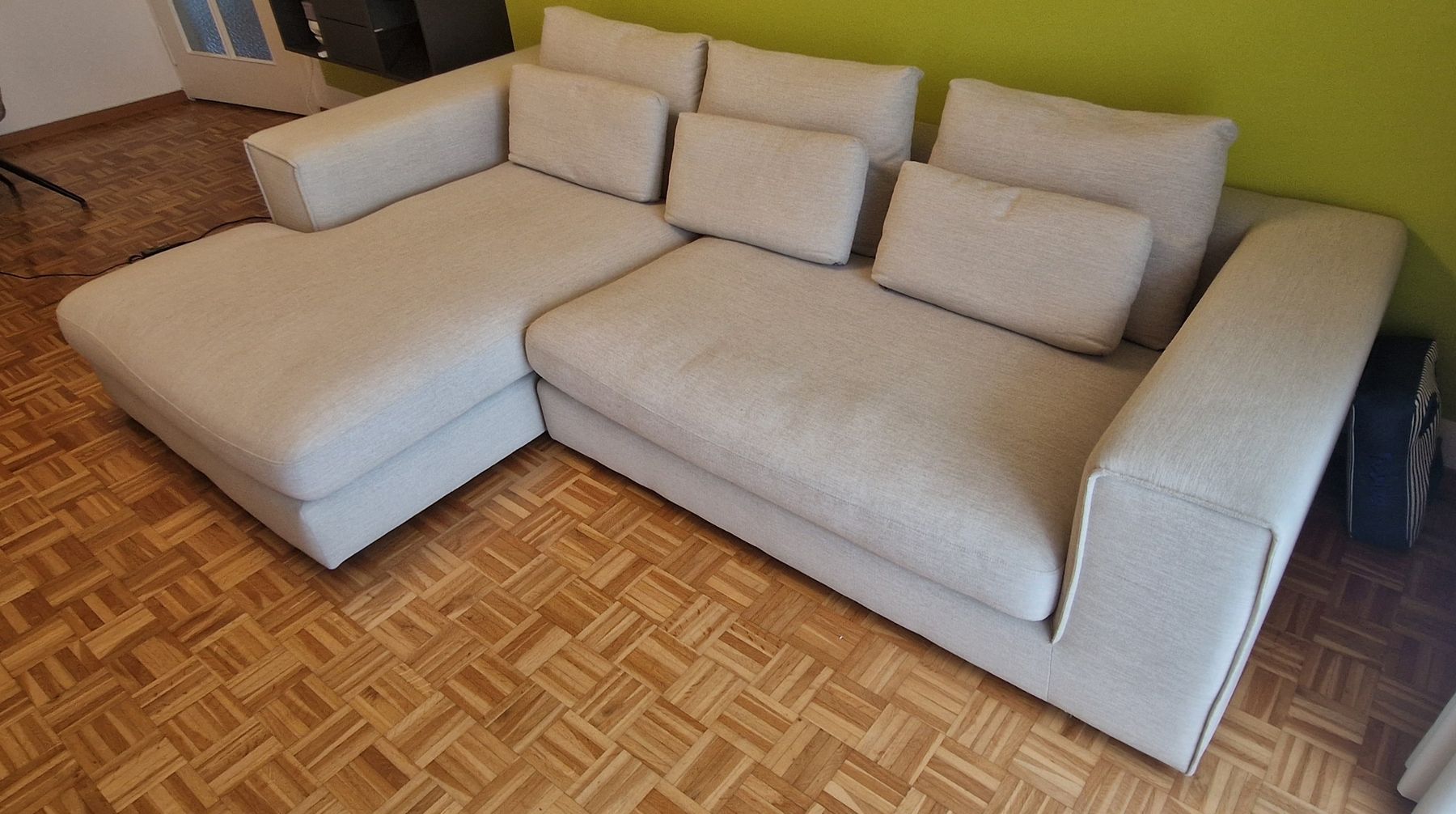 Divani: Ecksofa, beige – Usato da Zug venduto da Pinche0 1