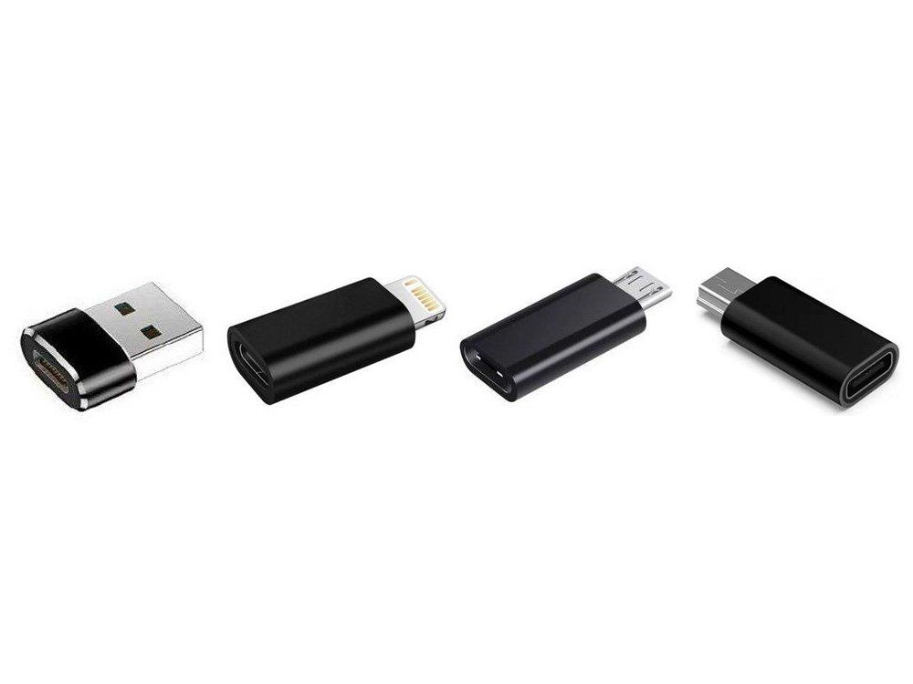 Unità & Adattatore: USB-C 4 Adapter Set to Lightning, Micro-USB, Mini-USB, USB-A – Nuovo e nell'imballaggio originale da Hinwil venduto da jeglat