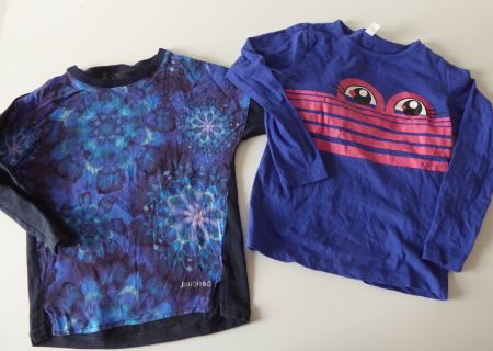 2 Mädchen Langarmshirts Gr. 110/ 116 Esprit  - Desigual