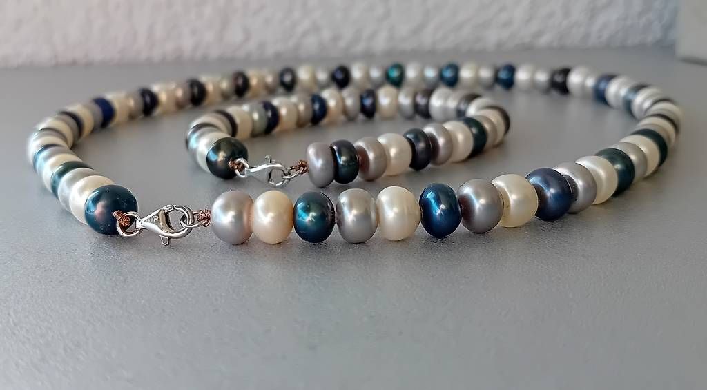 Perle (finte): Set Kette und Armband mit Perlen – Usato da Stans venduto da wer_fd5f 3