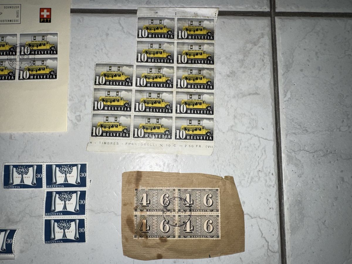 Tutti i francobolli: Diverse Schweizer Briefmarken – Usato da Gossau ZH venduto da Shaolin 2