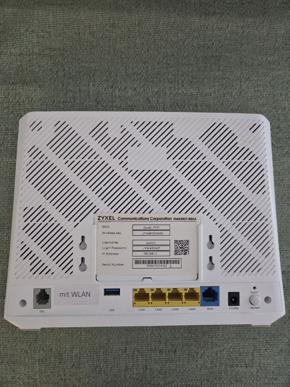Zyxel Modem & Router: Zyxel G.Fast XMG3927-B50A – Usato da Fenil-sur-Corsier venduto da Duga21 1
