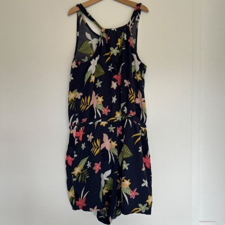 Sommerlicher ROXY Jumpsuit mit Blumenmuster, Gr. 16 years