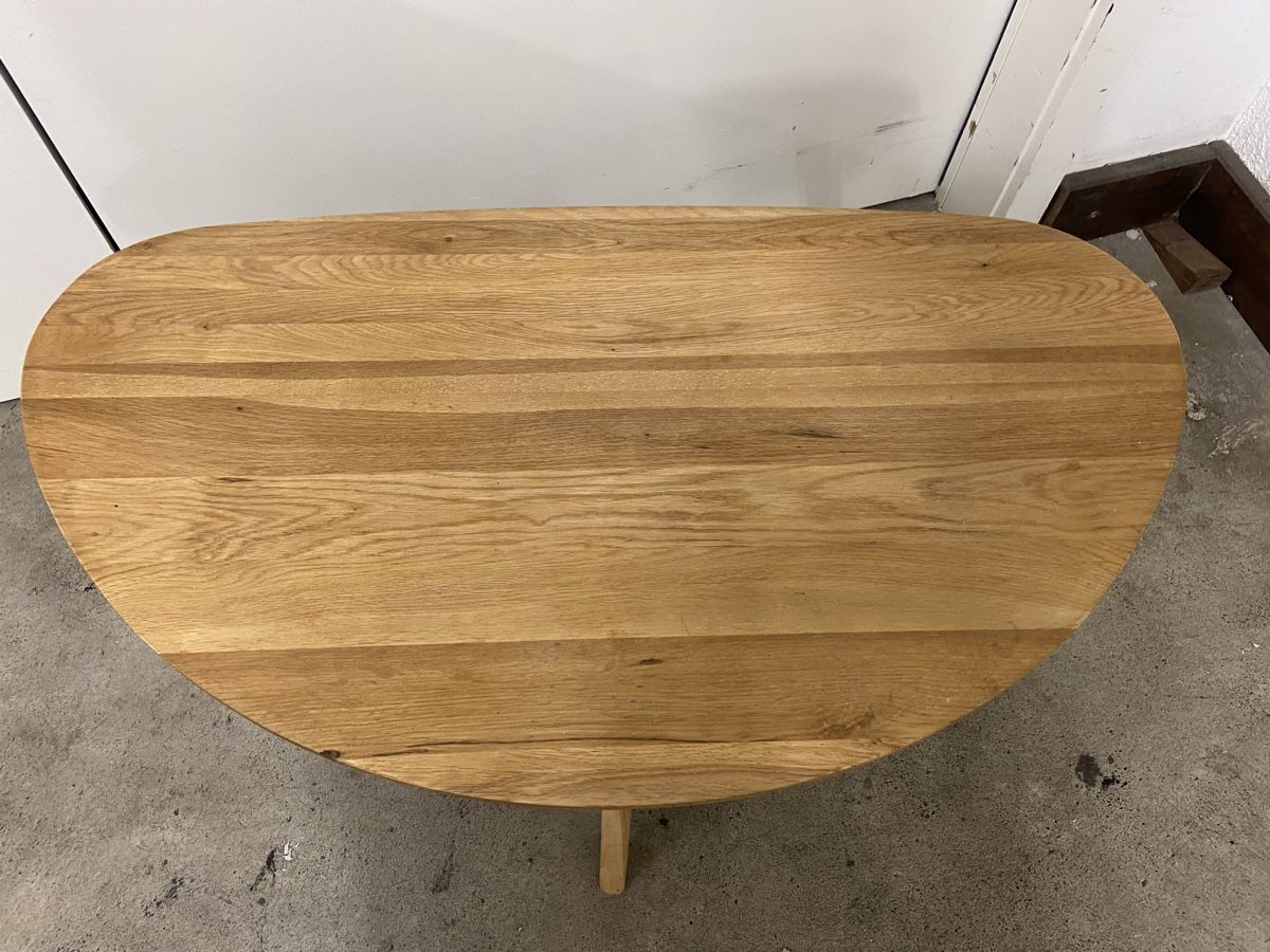 Tische: Designer Beistelltisch Holz oval  – Gebraucht aus Dietikon von brocki-eyra 4