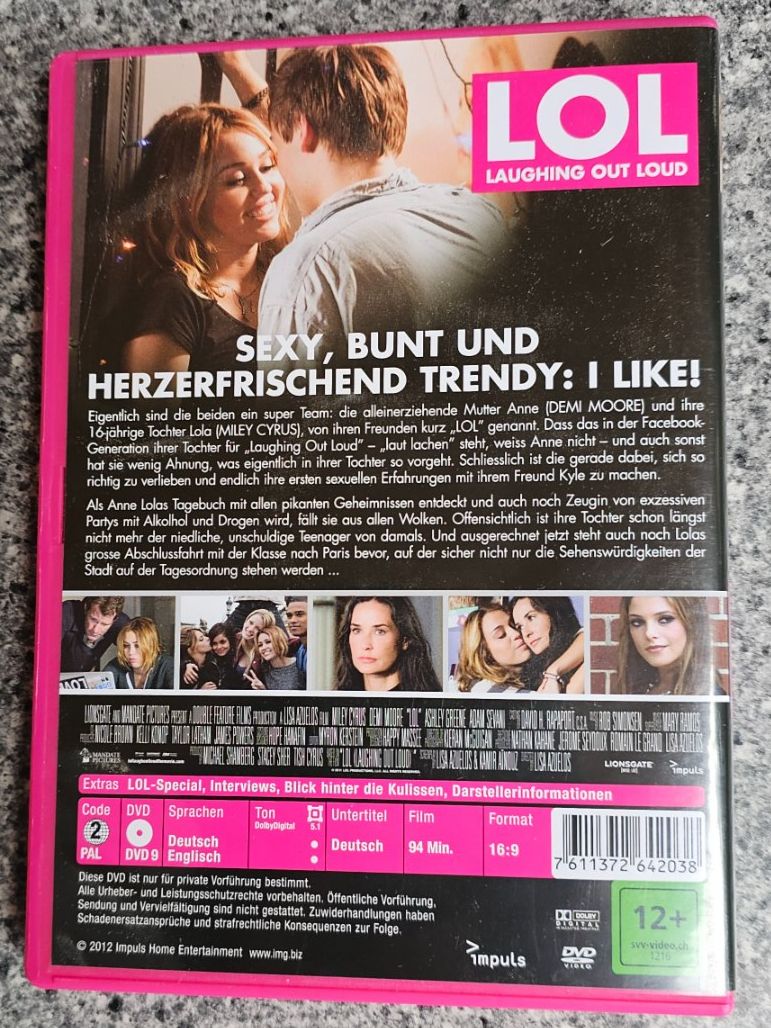 Tutti i DVDs: LOL- LAUGHING OUT LOUD/ DVD – Usato da Geuensee venduto da jes_9xyk 1