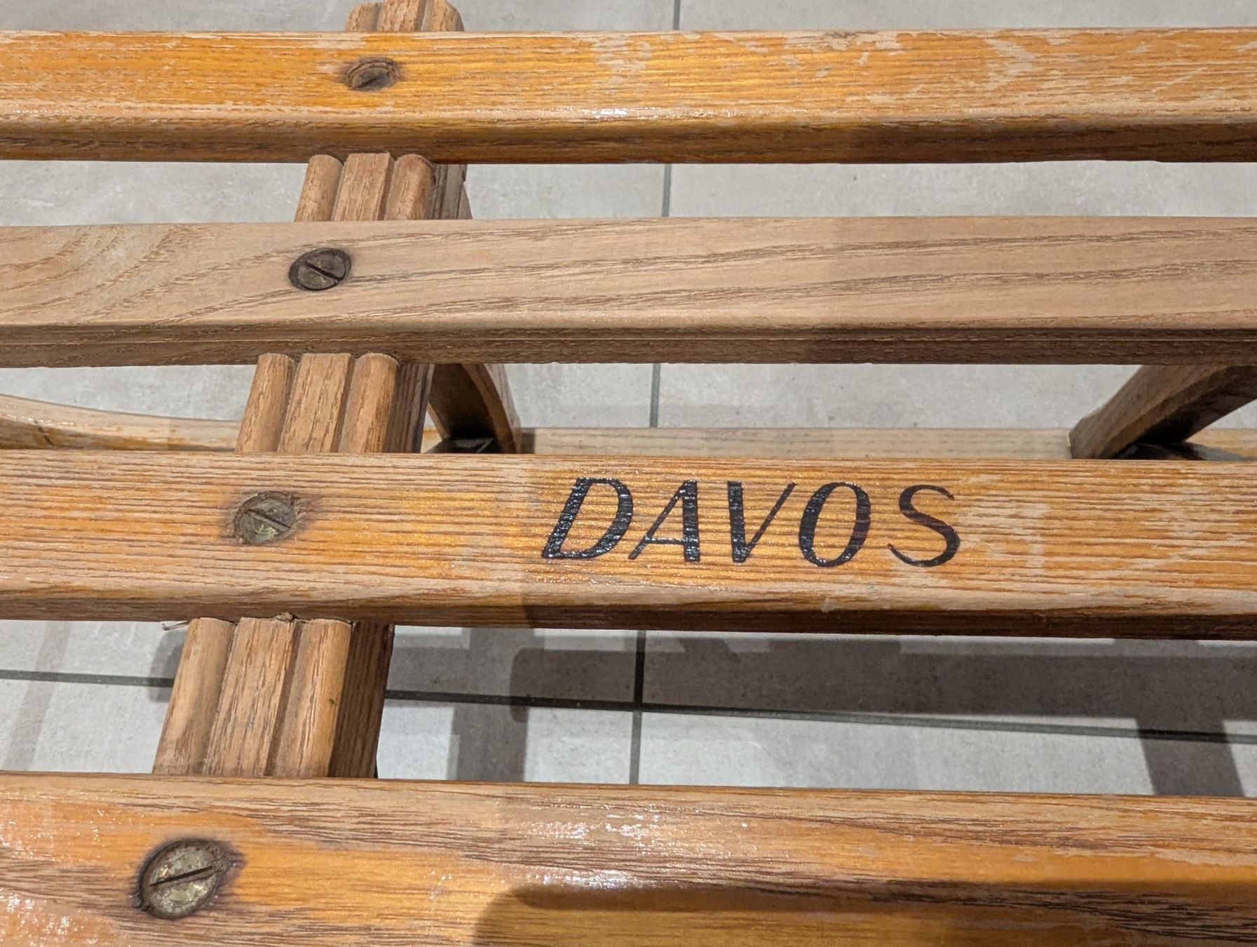Davos Slitta: Davoser Holzschlitten – Usato da Liestal venduto da Mummin 1