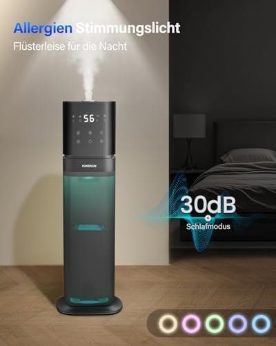 Umidificatori d'aria: Luftbefeuchter Schlafzimmer Kalt Nebel Befeuchter grosse – Nuovo e nell'imballaggio originale da Hundwil venduto da pac_6jh8 5