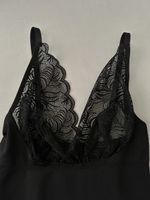 Body mit Spitze schwarz Grösse L neu ungetragen