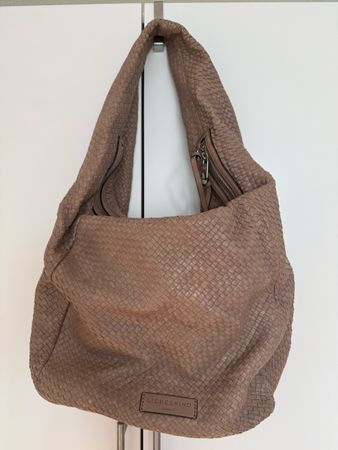 Liebeskind geflochtene Ledertasche in braun