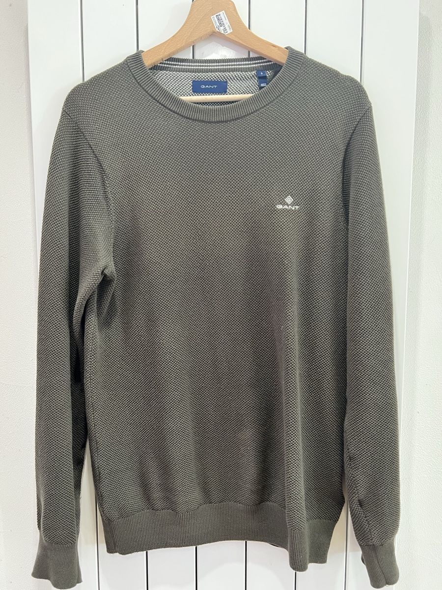 Gant Maglioni & Felpe: Pull GANT Homme Taille S Automne Kaki Chiné – Usato da Morges venduto da Alexys23