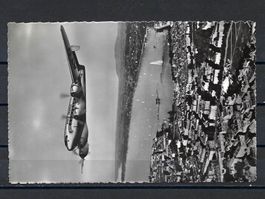 Postkarte Genève - mit Air France - 1950
