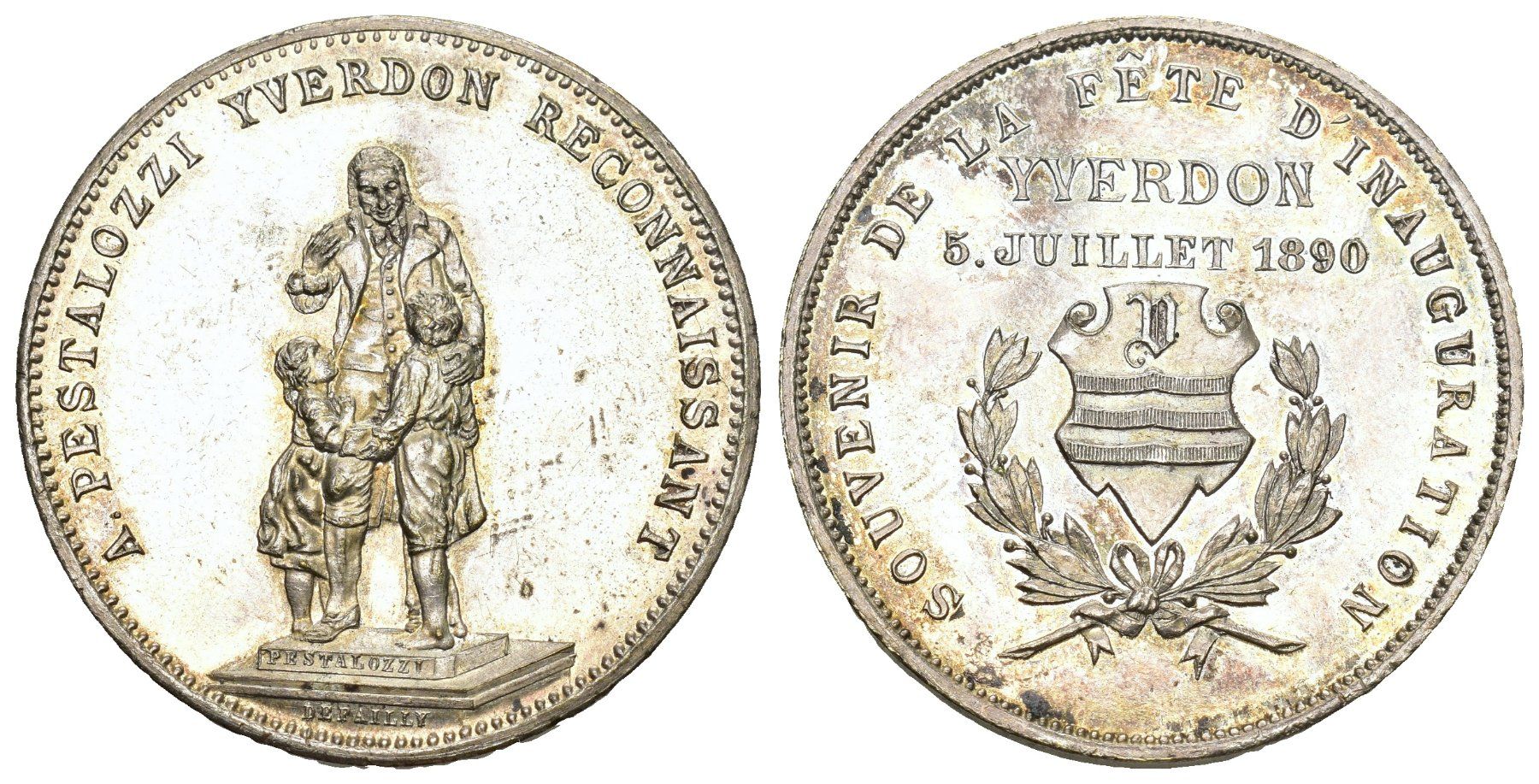 Médailles: Yverdon 1890 – D'occasion à Bern par numismatictops