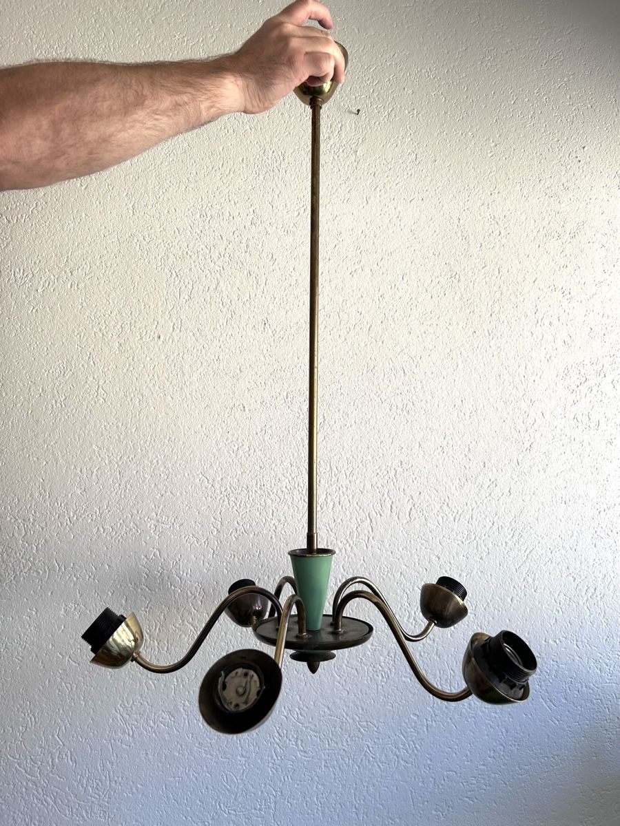 Lampadari & plafoniere: Deckenlampe Messinggrün 50er Jahre  – Usato da Zürich venduto da ann_9fv5