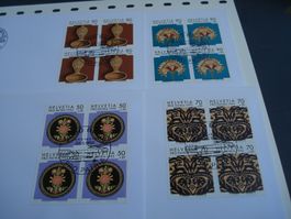 Pro Patria 1992, FDC Satz + 4erblocks, 5 Belege