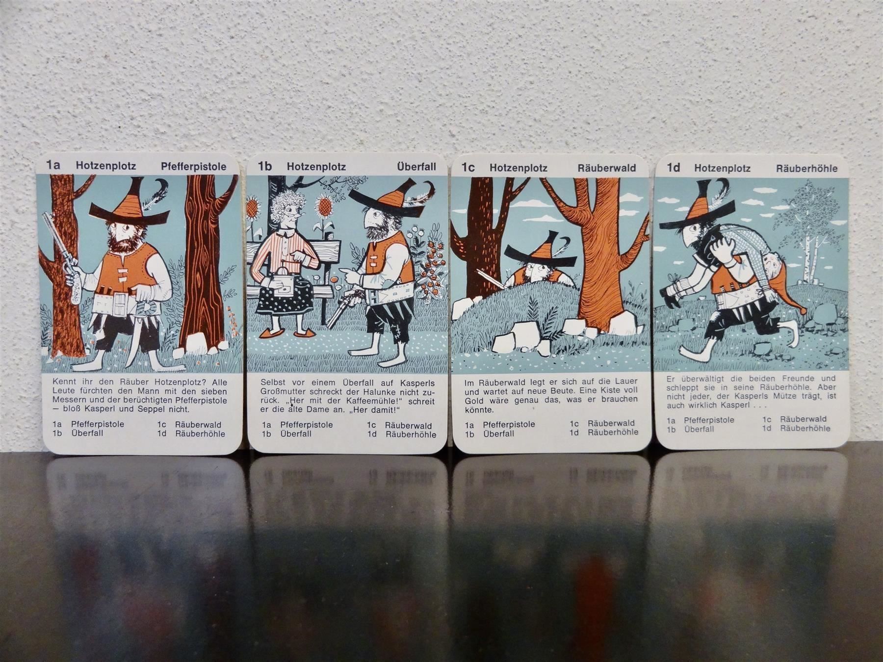 Spiele: altes Quartett RÄUBER HOTZENPLOTZ 1962 – Gebraucht aus Kerzers von wisaundso 4