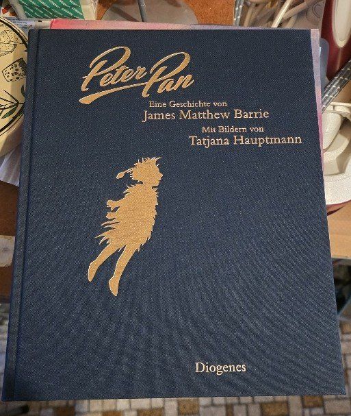 Libri: Peter Pan Buch mit wunderschöner Hülle NEU – Nuovo (secondo la descrizione) da Zufikon venduto da brocki5621