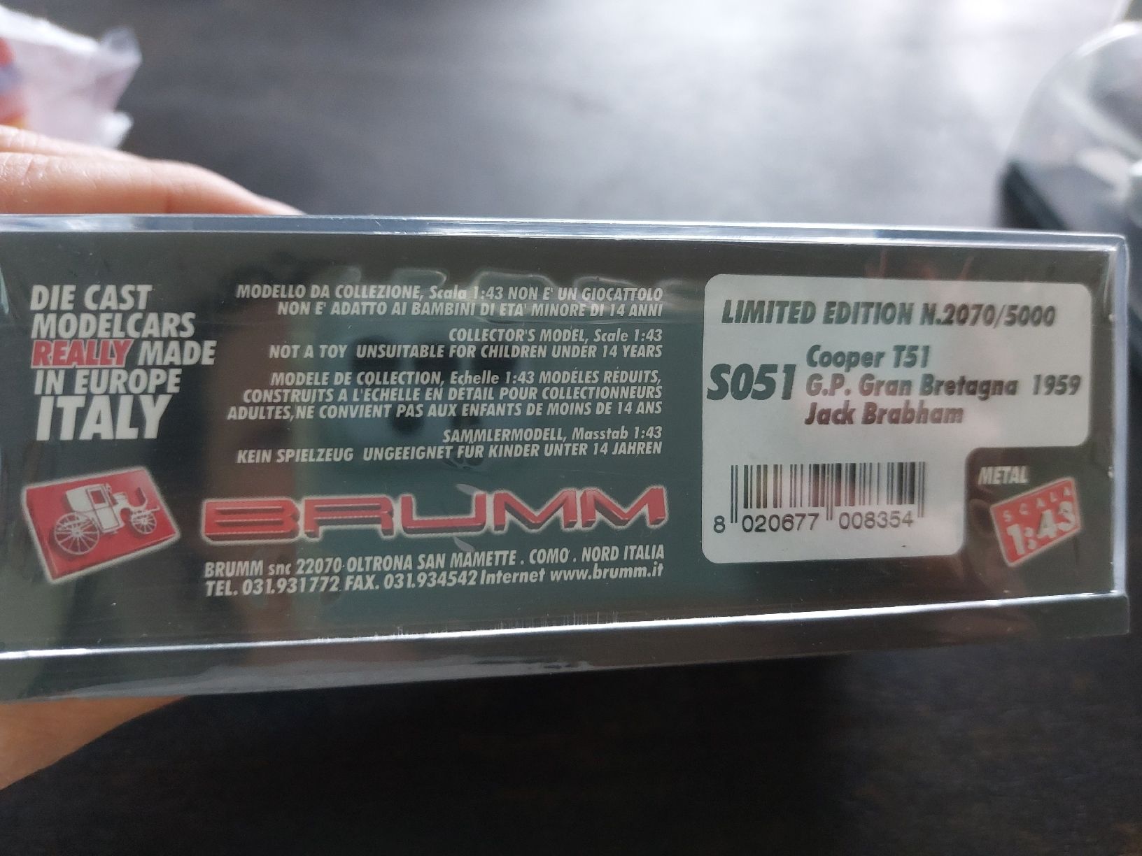 Brumm Modellautos: Brumm Cooper F1 R51 Jack Braham 1959 – Neu und originalverpackt aus Effretikon von swobdo 3