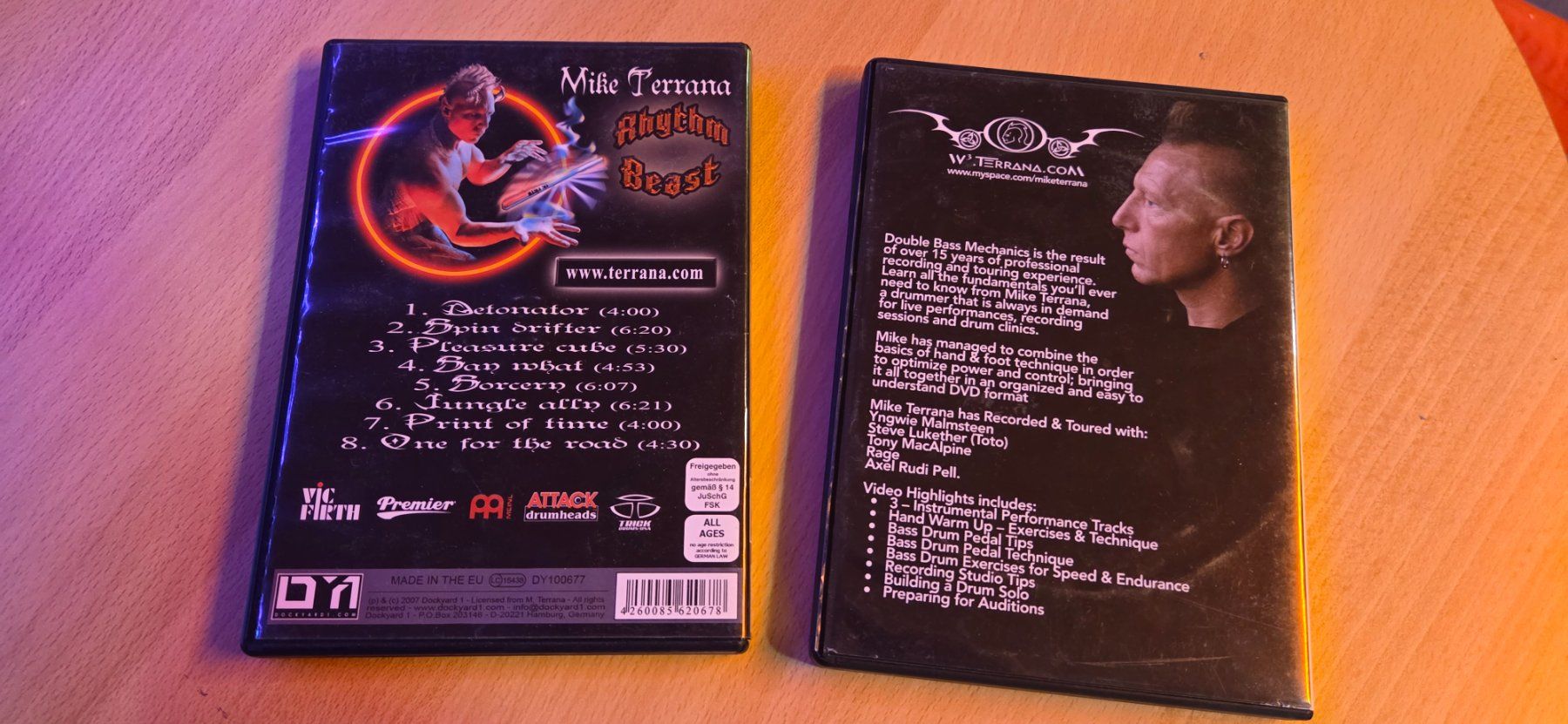 Tutti i DVDs: Mike Terrana DVDs – Usato da Galgenen venduto da crazyman 1