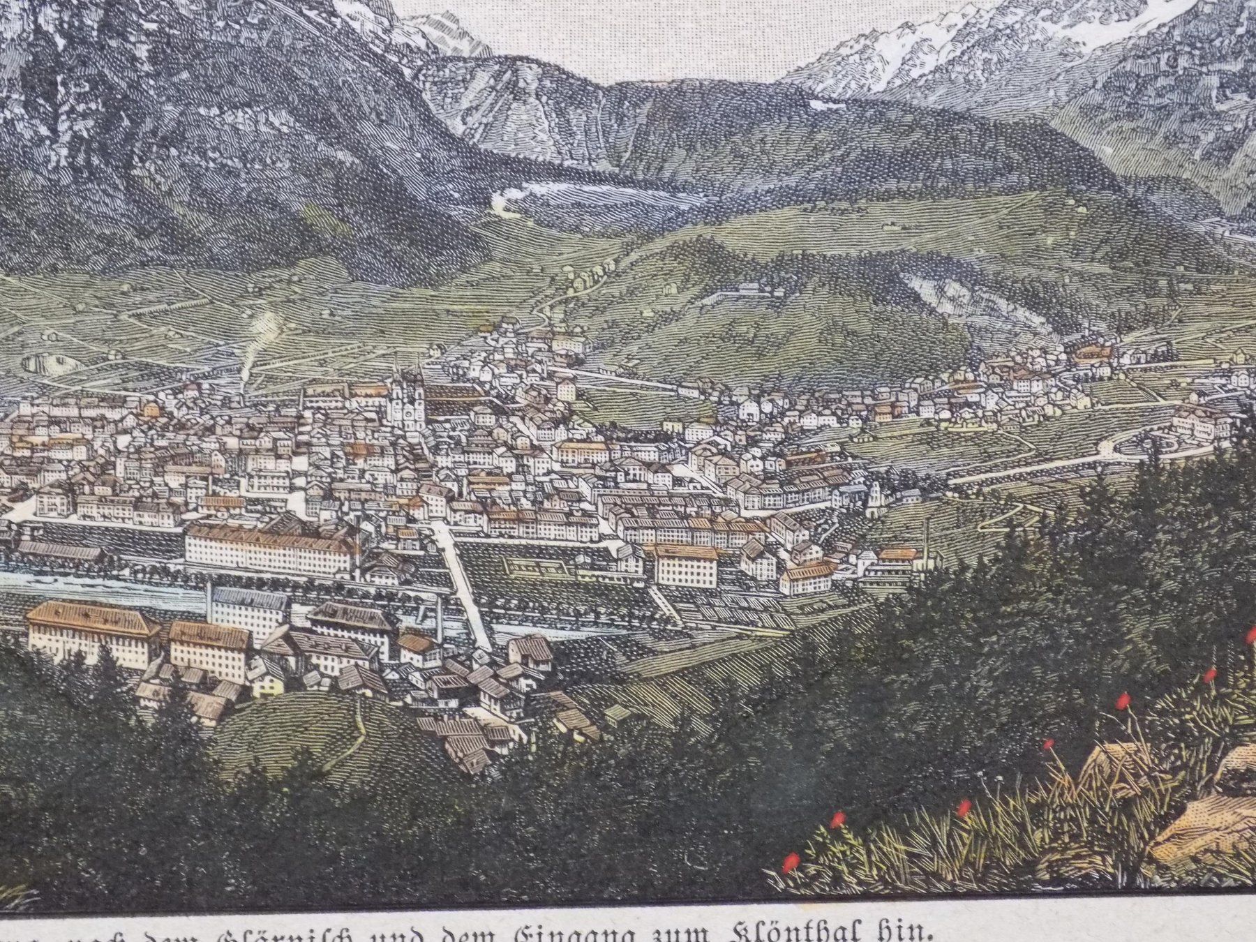 Incisioni: Glarus koloriert – Usato da Risch venduto da Rischli15 7