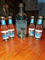 Gin London No. 1 Limited Edition blue, mit Fever-Tree Tonic