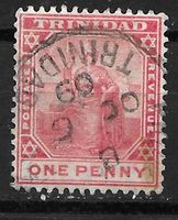 Trinidad 1907: Sitzende Britannia