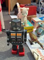 Retro Bleckroboter Spielzeug, Vintage Japan