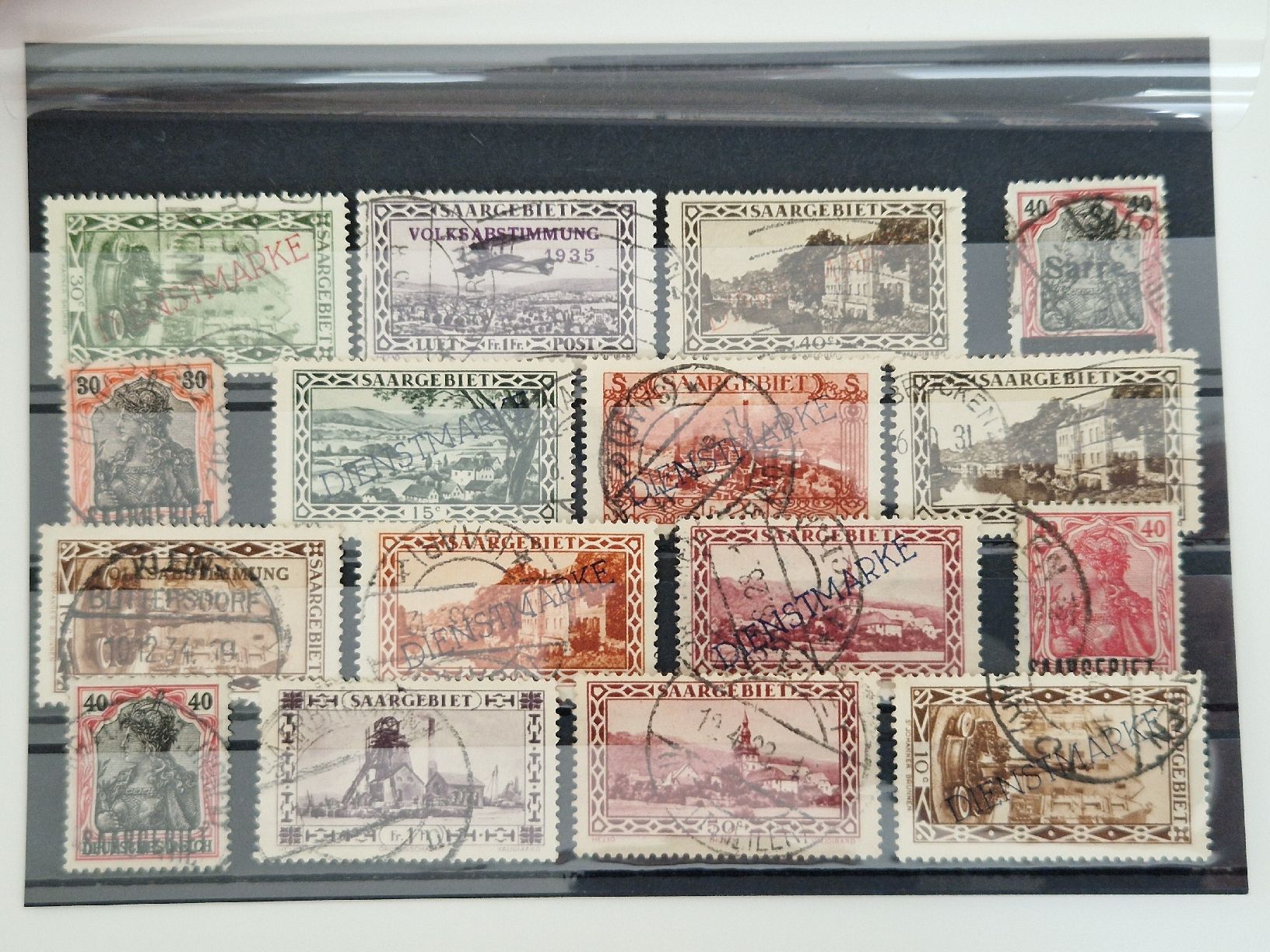 Tous les timbres: Deutsches Reich Briefmarken Saargebiet – D'occasion à St. Gallen par Enrico_SG