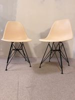Design Schalenstuhl beige ähnlich wie Vitra Eames