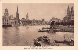 Zürich Quaibrücke, Grieder & Cie, Seiden- und Wollstoffe