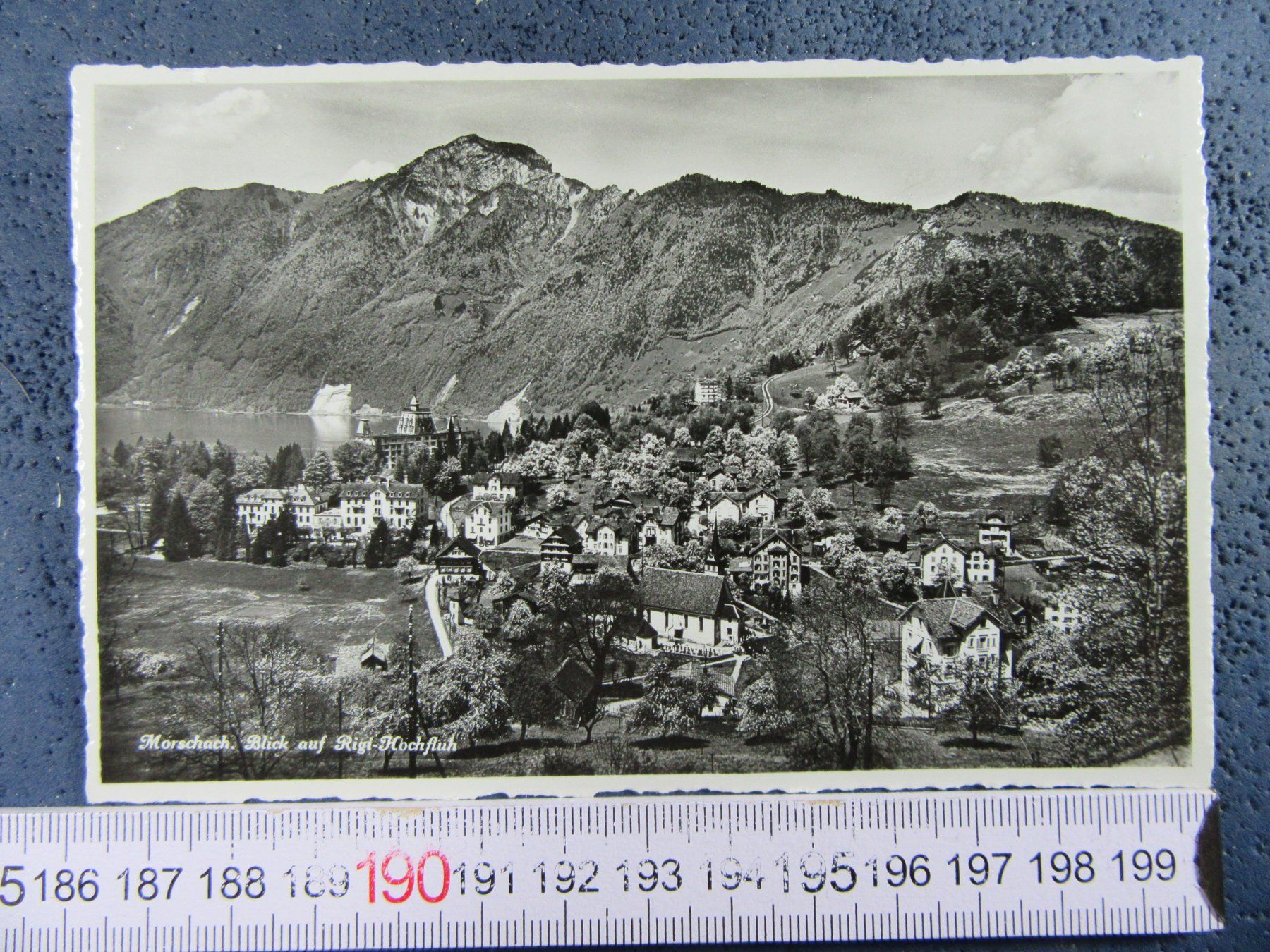 Cartoline postali: MORSCHACH BLICK GEGEN RIGI HOCHFLUH 1939 – Usato da Ettingen venduto da Hausi4711