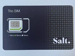 PrePaid Karte (Daten) von SALT inkl. Guthaben von 170.-