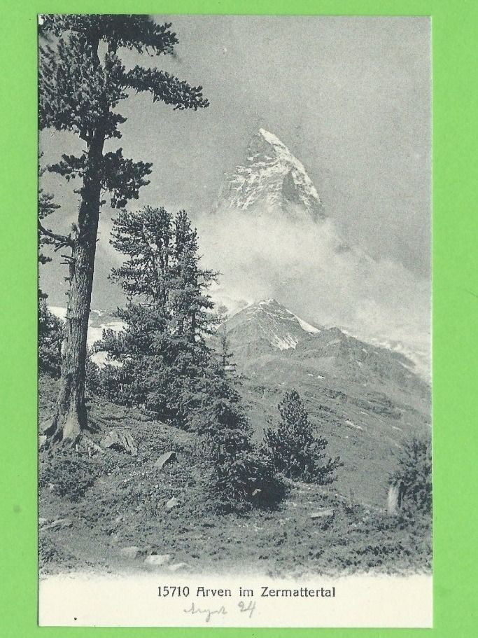 Cartoline postali: Arven im Zermattertal mit Matterhorn – Nuovo (secondo la descrizione) da Zürich venduto da t24_de