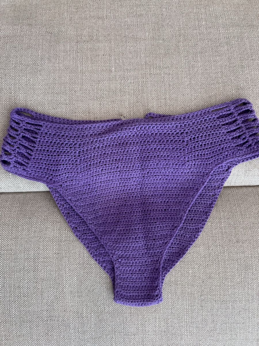 Top: Purple Crochet Set: Top, Vest & Bottoms – Usato da Goldau venduto da Kseniya123 3