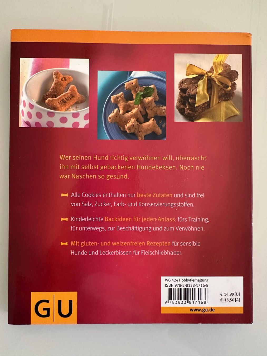 Libri: Hunde Cookies Backbuch, GU, Top Zustand – Usato da Schübelbach venduto da Dolly990_2 1