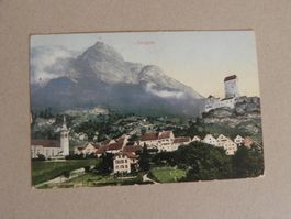 Karte Ansichtskarte Sargans SG St.Gallen 1907 Stabstempel