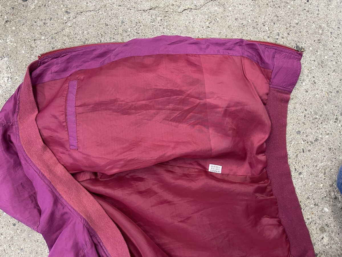 Giacche: Pure Silk Bomber Jacket, Vintage, M-L – Usato da Zürich venduto da drooppee 3