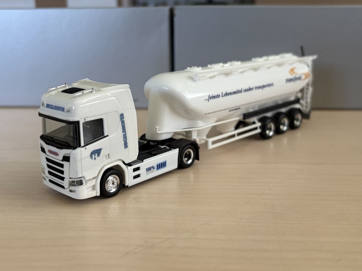 Herpa Modellautos: Scania Electric Hugelshofer SSZ – Neu und originalverpackt aus Felben-Wellhausen von Mobil01