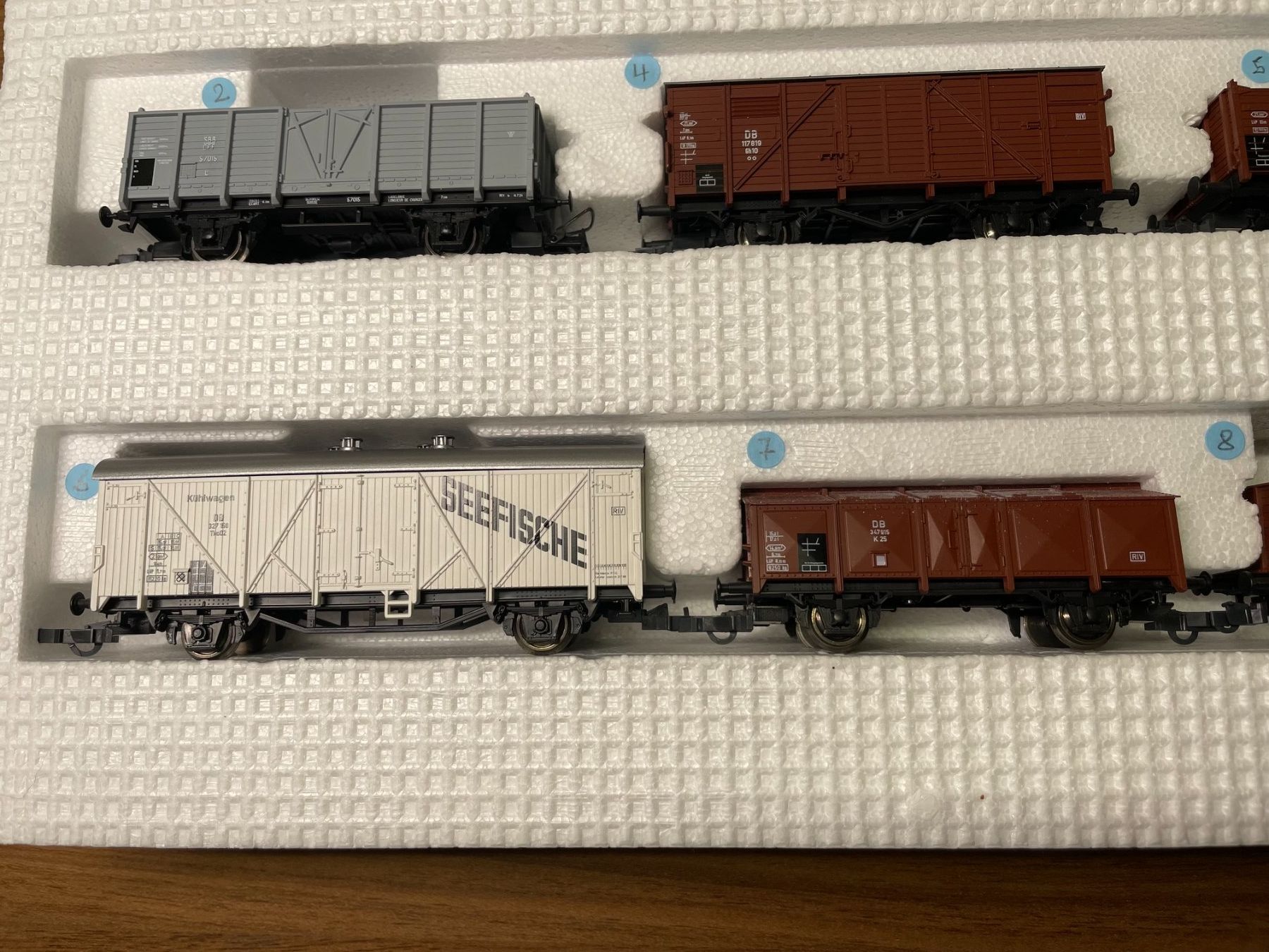 Roco Modelleisenbahnen: Roco 8 Stk Güterwagen in DC – Gebraucht aus Villmergen von Mfritz 5
