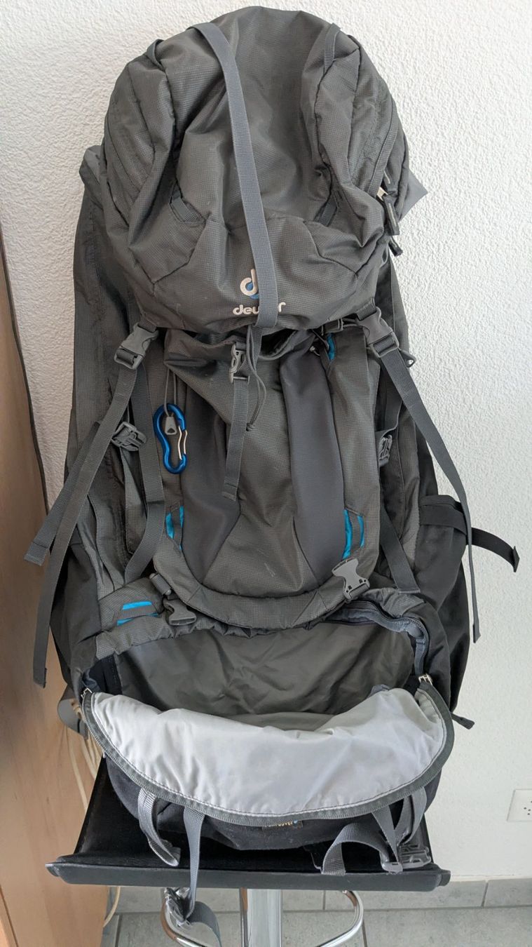Deuter Zaini: Deuter Rucksack "Airkontact Pro 65+15 sl" – Usato da Oberweningen venduto da Ramre 2