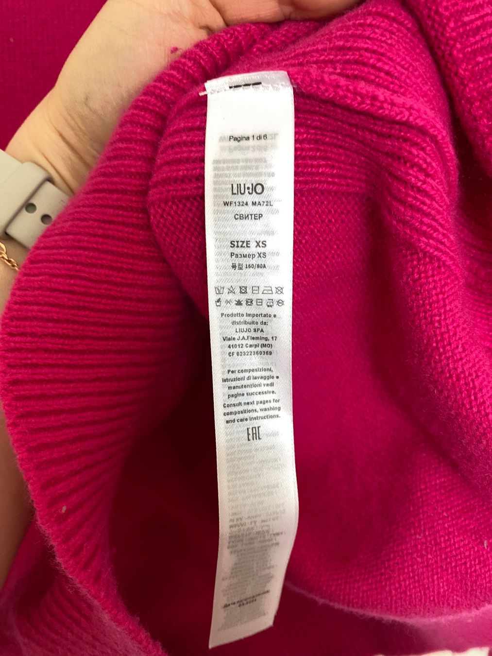 Liu Jo Maglioni & Felpe: Pink Fuchsia Rollkragenpullover LIU JO Gr. XS – Usato da Muensingen venduto da drleevsy 5