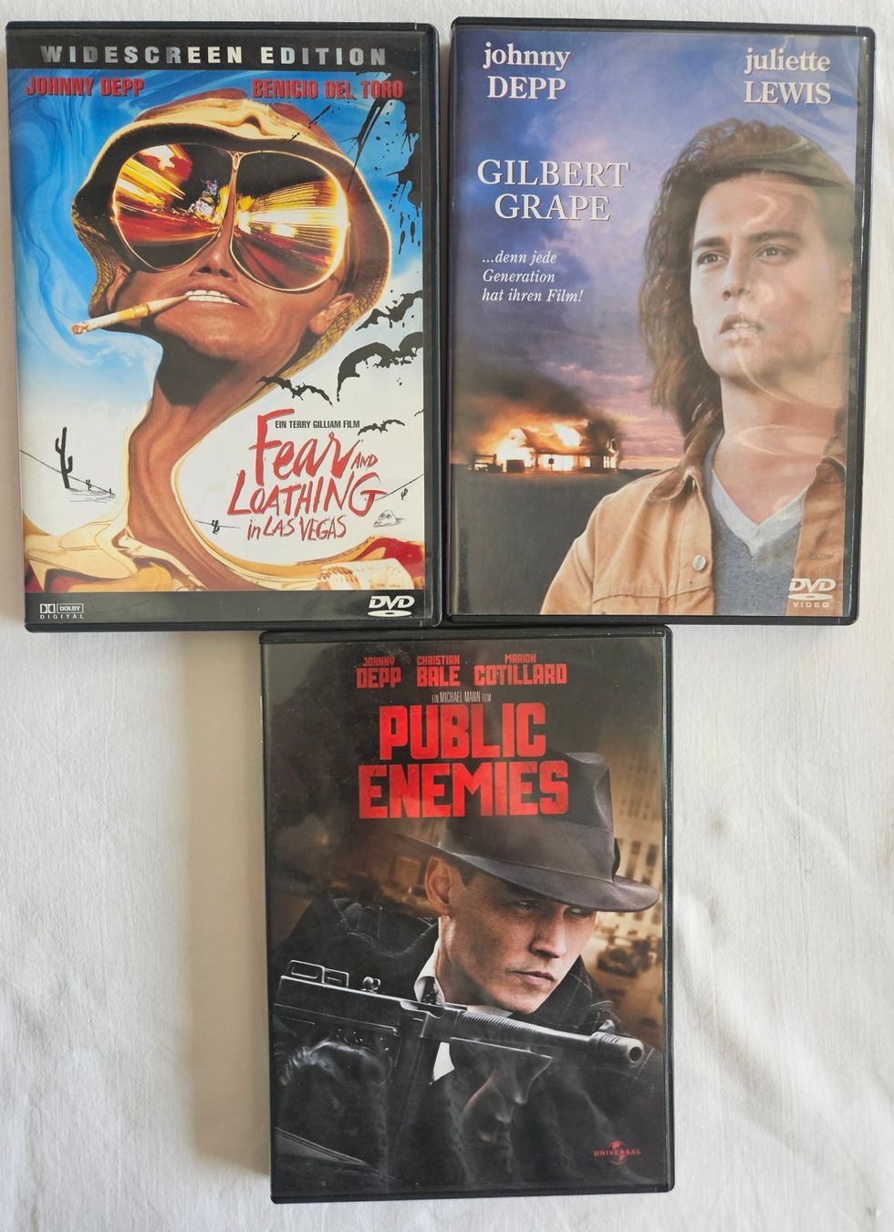 Tous les DVDs: 3 Filme mit Johnny Depp – D'occasion à Zetzwil par Power4