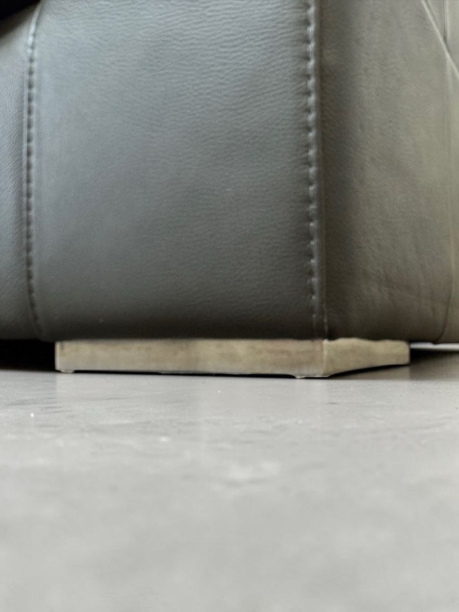 Sofas: FLY Modulares Ecksofa, Schwarz Nubukleder – Gebraucht aus Bachenbülach von Sofalab.swiss 6