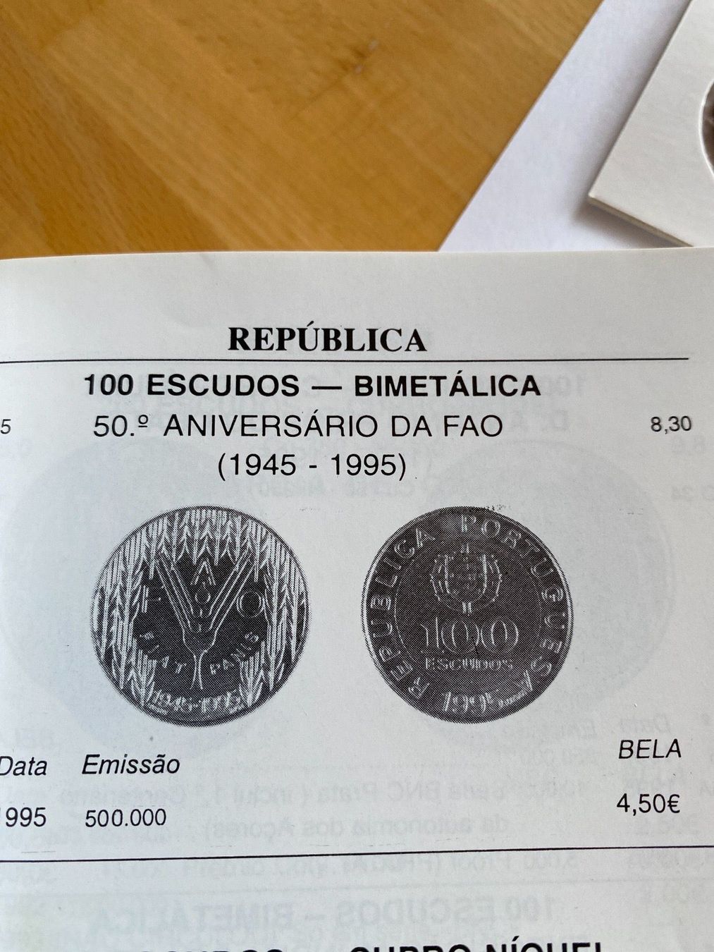 Monete europee: Portugal ,moeda de saco nova 1995 – Nuovo (secondo la descrizione) da Unterwasser venduto da JOSEBALOA 3